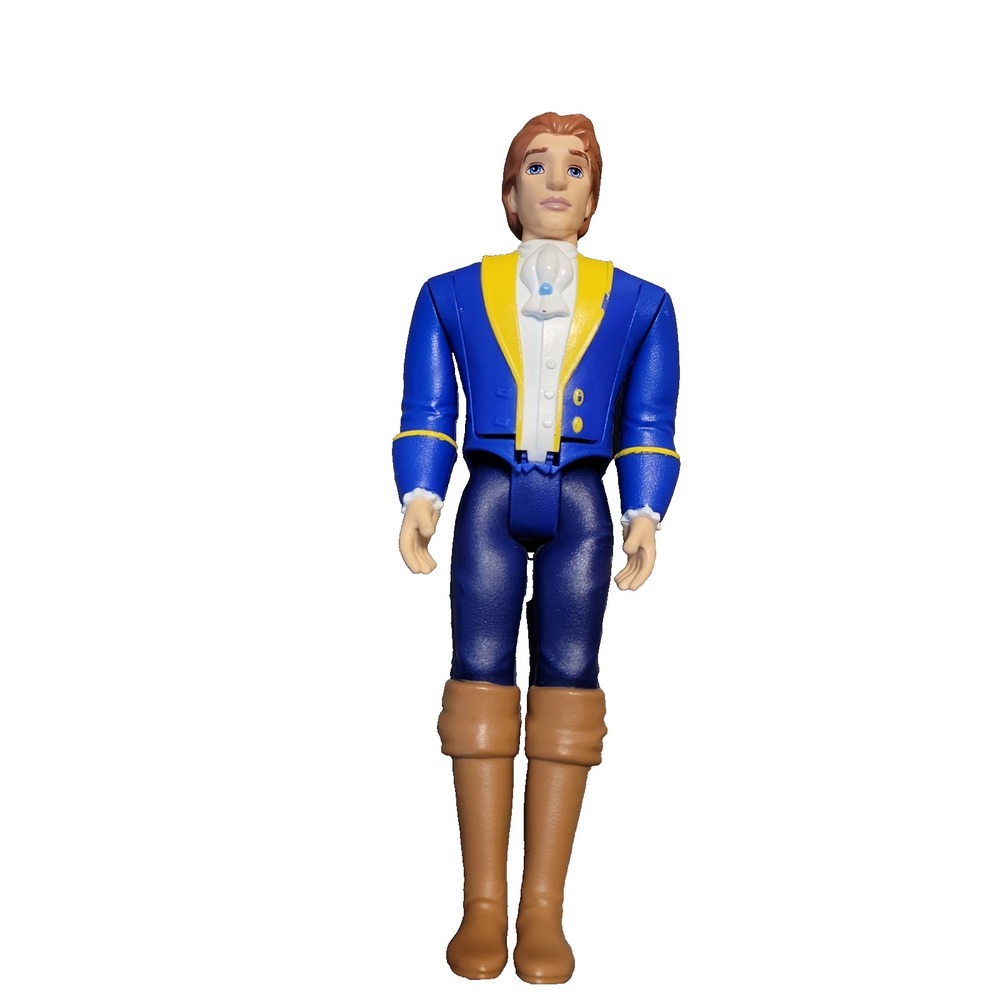 Disney Store Beauty & the Beast Prince Adam Doll w/ Transforming Mask flip over
